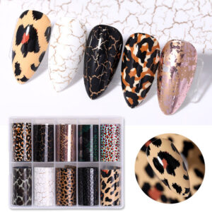 Nail Sticker Snake Paper Starry Sky