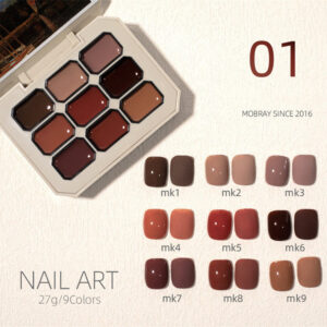 New Solid Nail Polish Set Jiugongge