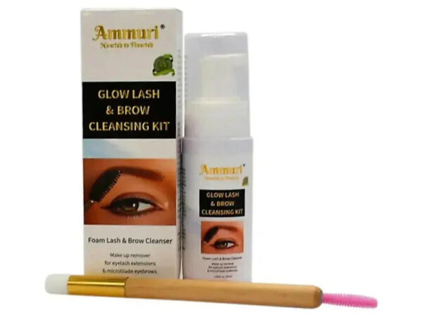 Ammuri Lash & Brow Cleansing Kit: Eyelash Extension Shampoo Kit - Image 2