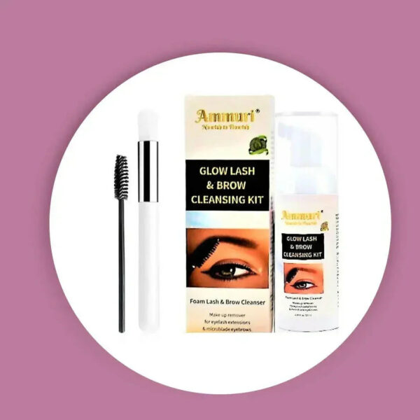 Ammuri Lash & Brow Cleansing Kit: Eyelash Extension Shampoo Kit - Image 3